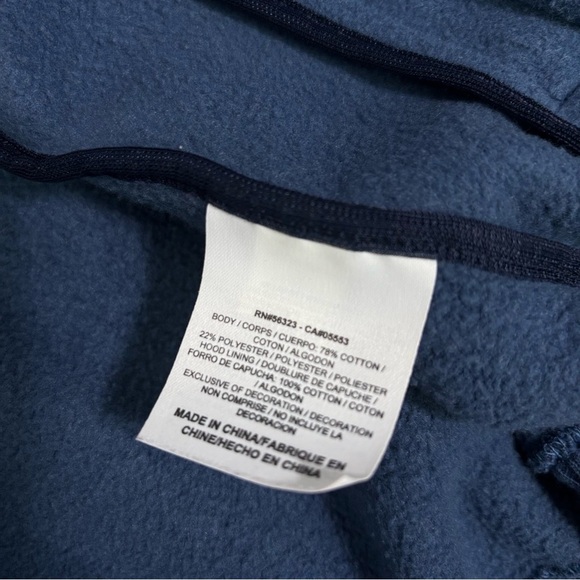 Jordan Varsity Hoodie Jacket 2.0 Snap Front Medium Gray Blue Logo Pockets - Picture 7 of 10